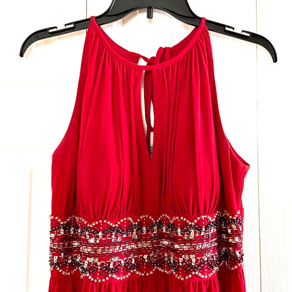 STUNNING RED BALLGOWN